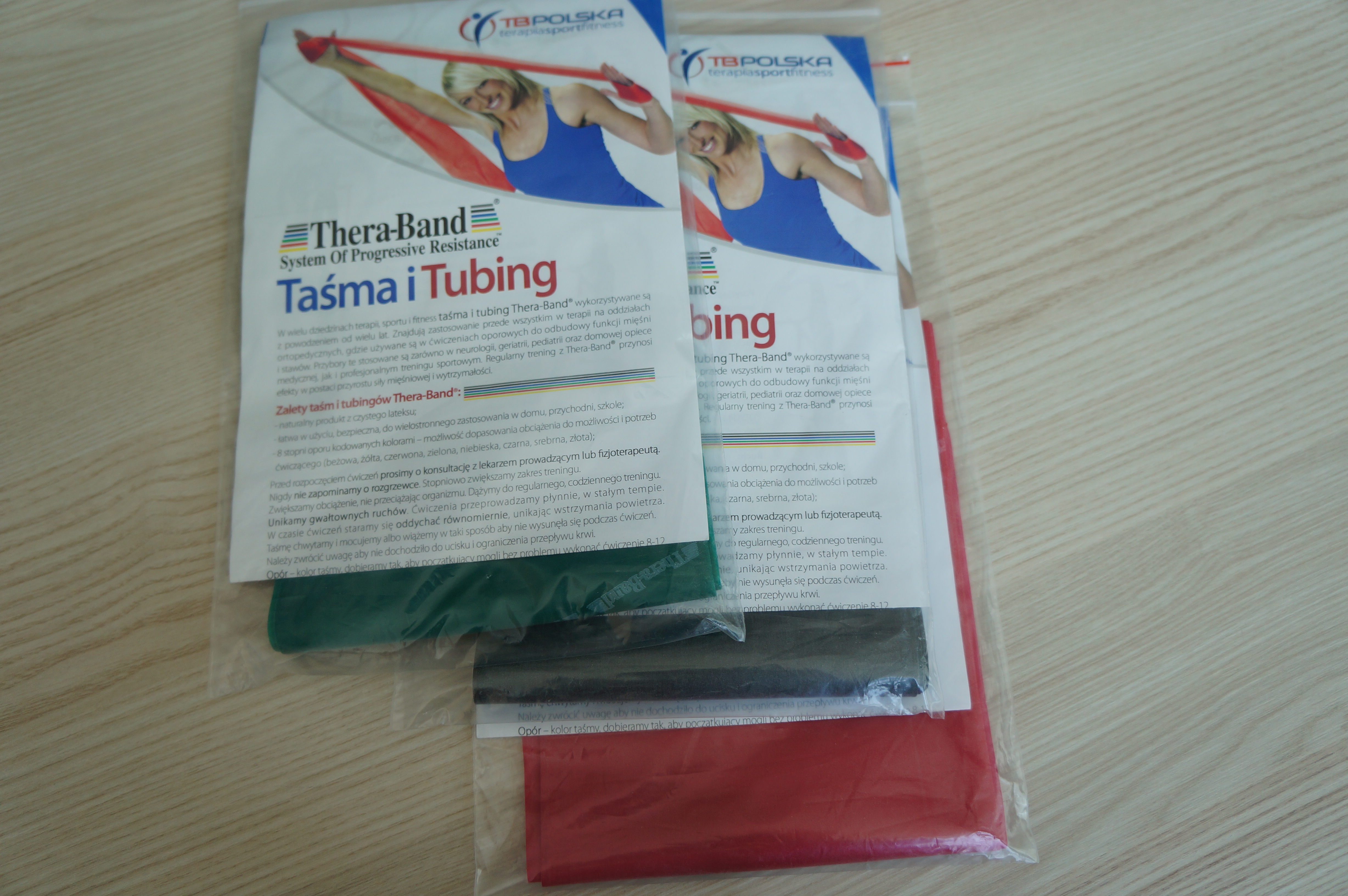 Taśmy Thera Band w oryginalnym opakowaniu