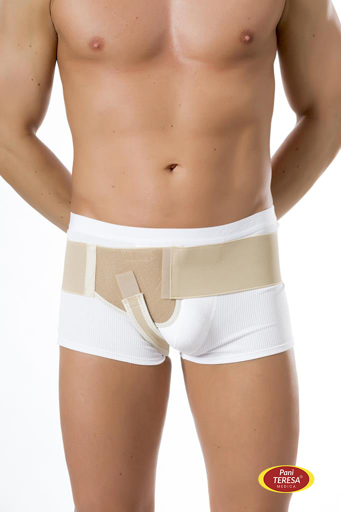 Jednostronny pas przepuklinowy - pachwinowy z pelotą PT0109 Pani Teresa