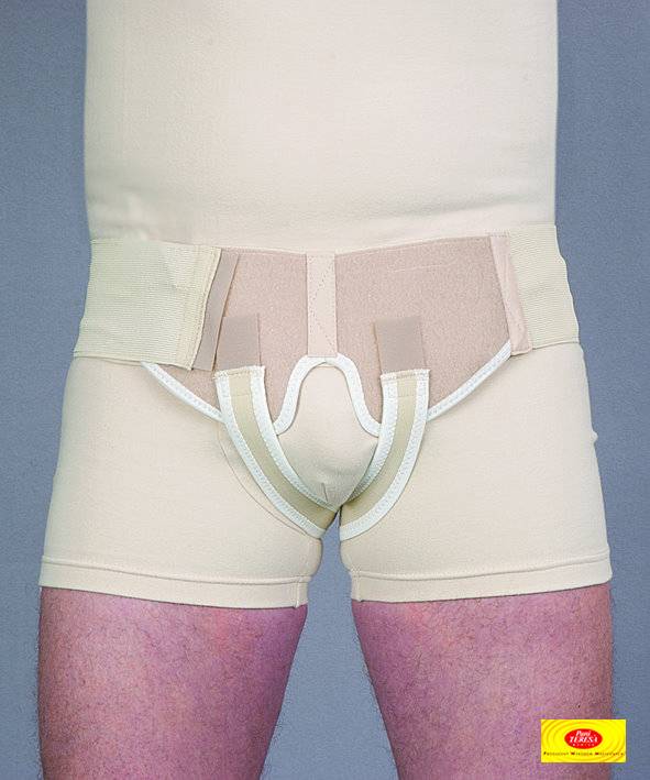 Dwustronny pas przepuklinowy - pachwinowy z pelotami PT0110 Pani Teresa