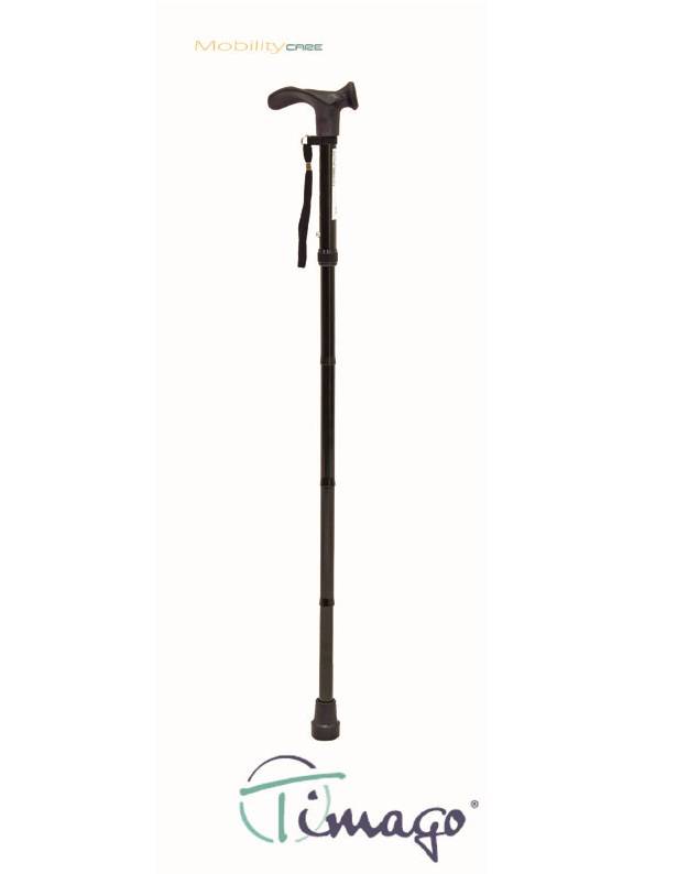 Laska inwalidzka aluminiowa składana uchwyt anatomiczny FS 948L, FS 949P Timago