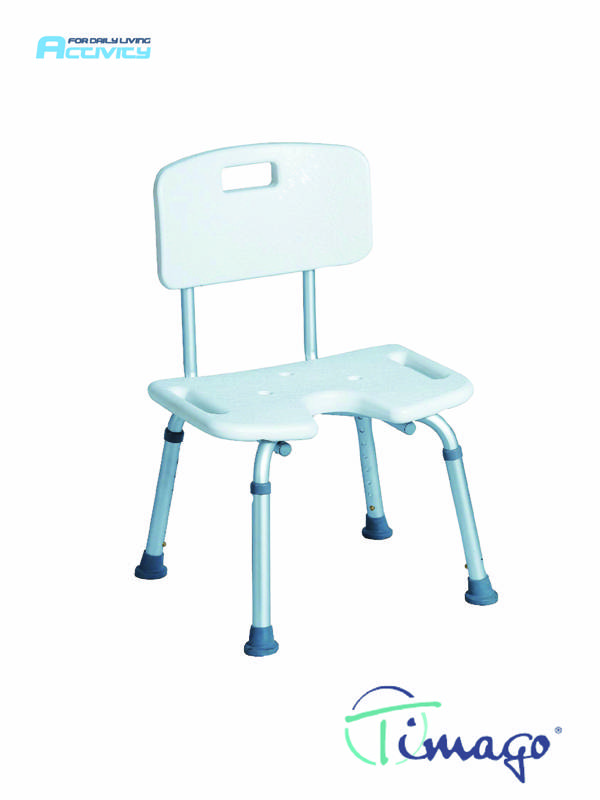 Krzesło prysznicowe z wycięciem Timago