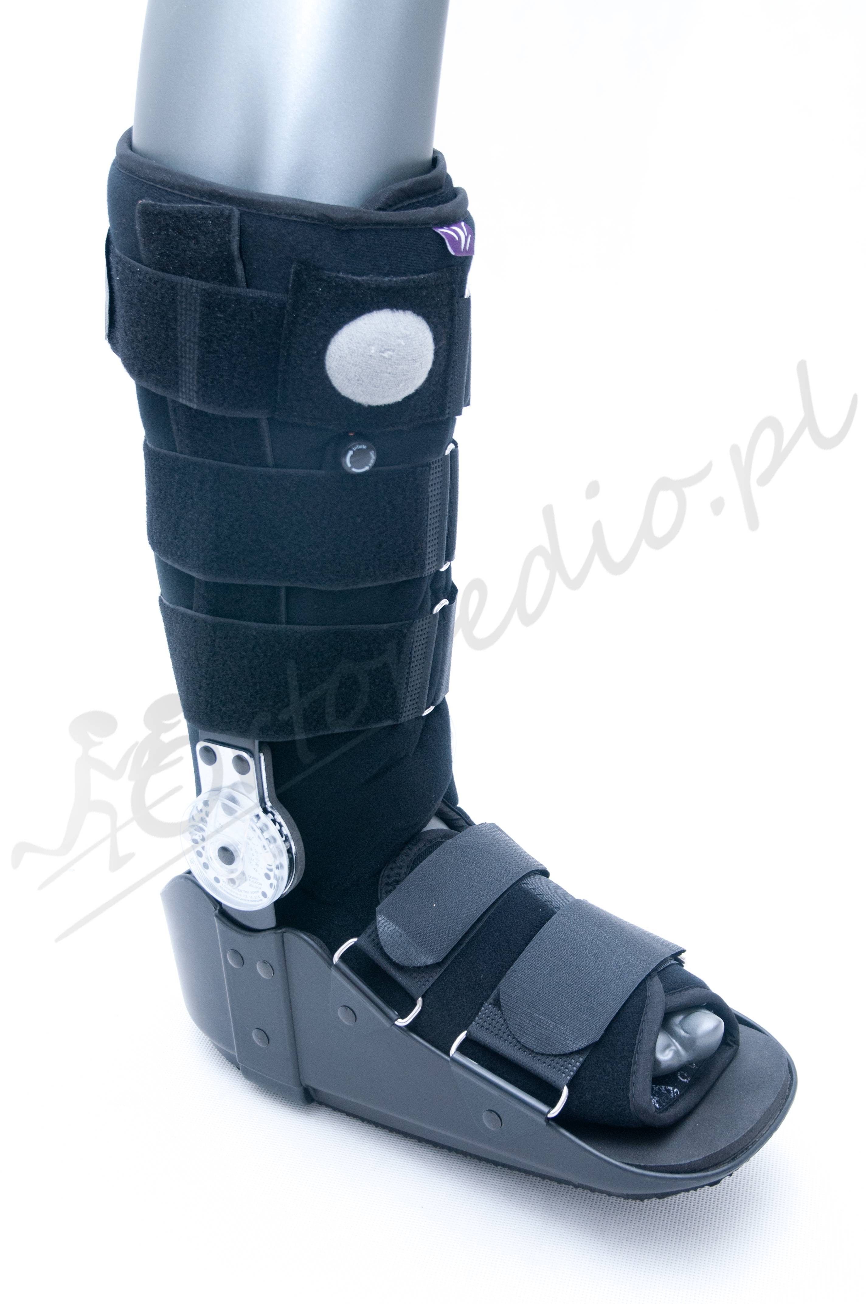 Orteza stopowo-goleniowa wysoka ze stabilizacją pneumatyczną Timago