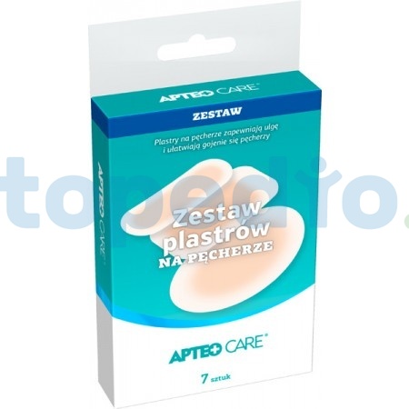 Zestaw plastrów na pęcherze APTEO CARE, 7 sztuk