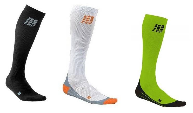 Męskie skarpety kompresyjne do biegania CEP